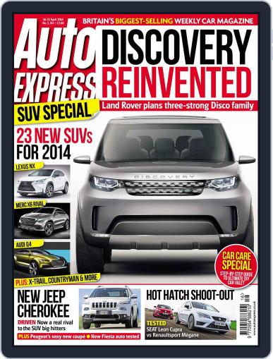 Auto Express April 15th, 2014 Digital Back Issue Cover