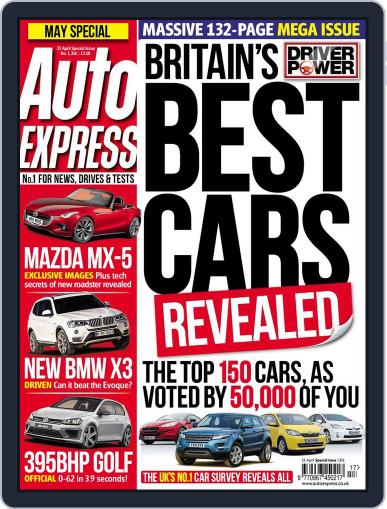 Auto Express April 23rd, 2014 Digital Back Issue Cover