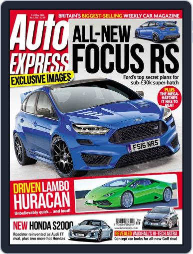 Auto Express May 6th, 2014 Digital Back Issue Cover