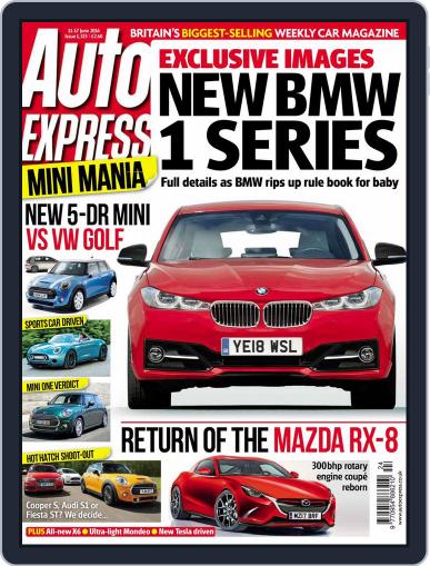 Auto Express June 10th, 2014 Digital Back Issue Cover