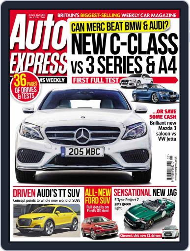 Auto Express June 24th, 2014 Digital Back Issue Cover