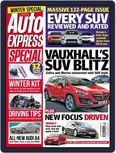 Auto Express October 28th, 2014 Digital Back Issue Cover