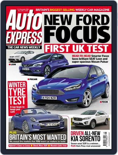 Auto Express November 4th, 2014 Digital Back Issue Cover