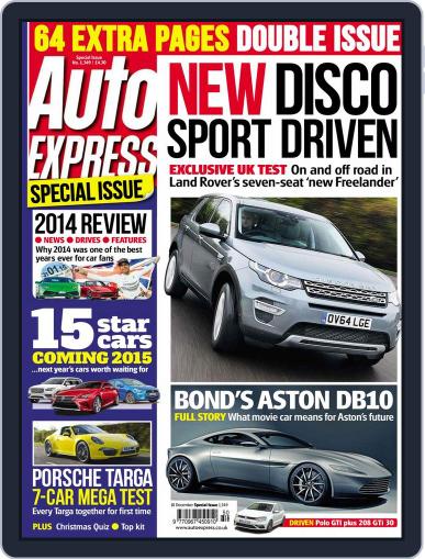 Auto Express December 9th, 2014 Digital Back Issue Cover