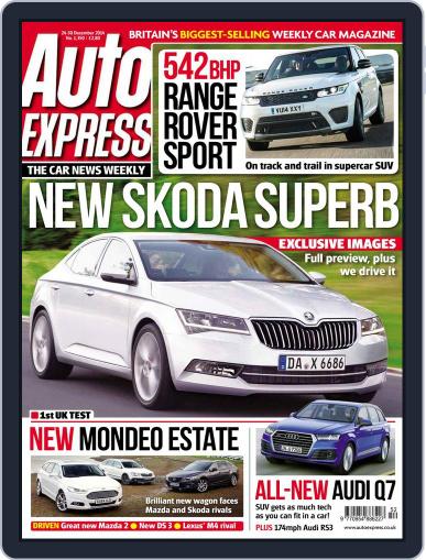 Auto Express December 24th, 2014 Digital Back Issue Cover