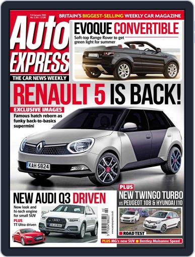 Auto Express January 6th, 2015 Digital Back Issue Cover