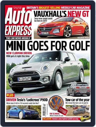 Auto Express September 30th, 2015 Digital Back Issue Cover