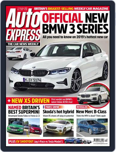 Auto Express October 3rd, 2018 Digital Back Issue Cover
