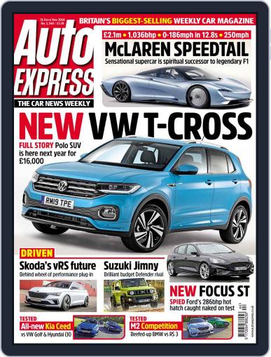 Auto Express October 31st, 2018 Digital Back Issue Cover