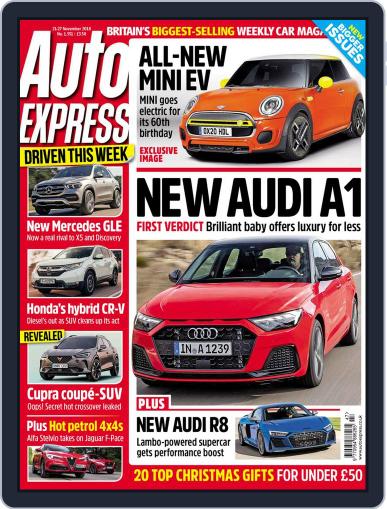 Auto Express November 21st, 2018 Digital Back Issue Cover