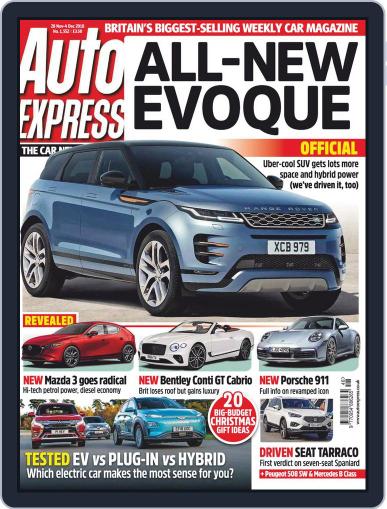 Auto Express November 29th, 2018 Digital Back Issue Cover