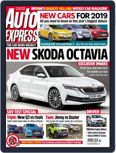 Auto Express January 3rd, 2019 Digital Back Issue Cover