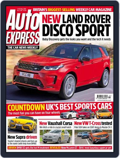 Auto Express May 22nd, 2019 Digital Back Issue Cover