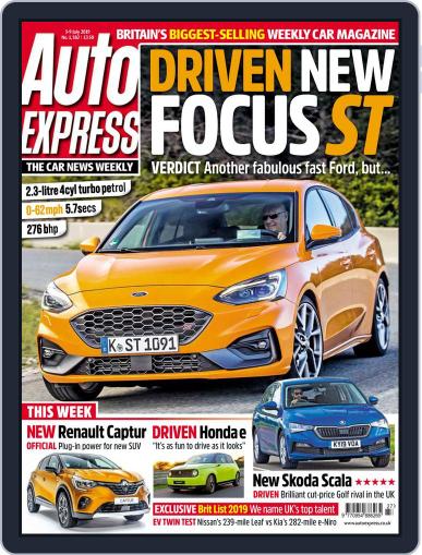 Auto Express July 3rd, 2019 Digital Back Issue Cover