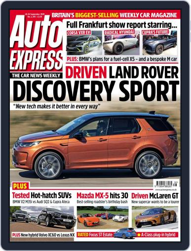 Auto Express September 18th, 2019 Digital Back Issue Cover