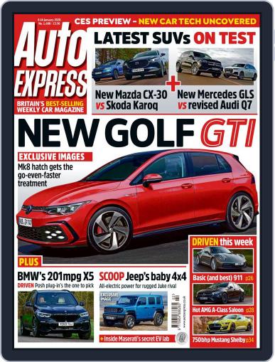Auto Express January 8th, 2020 Digital Back Issue Cover