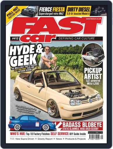 Fast Car September 1st, 2019 Digital Back Issue Cover