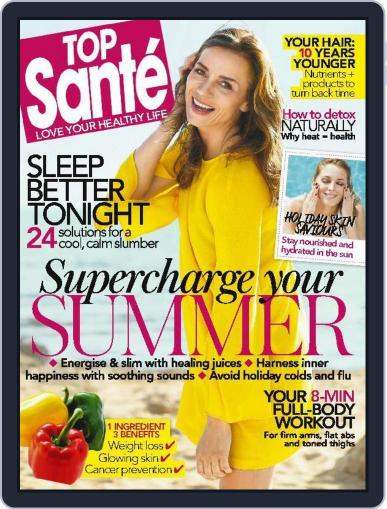 Top Sante August 1st, 2015 Digital Back Issue Cover