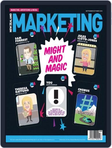 NZ Marketing August 27th, 2015 Digital Back Issue Cover