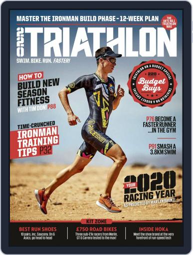 220 Triathlon March 1st, 2020 Digital Back Issue Cover