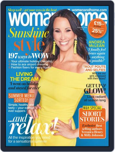 Woman & Home United Kingdom August 1st, 2019 Digital Back Issue Cover