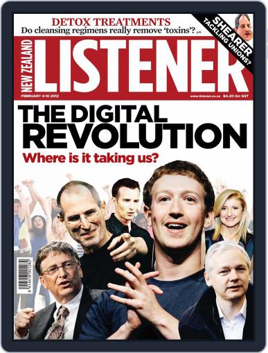 New Zealand Listener January 27th, 2012 Digital Back Issue Cover