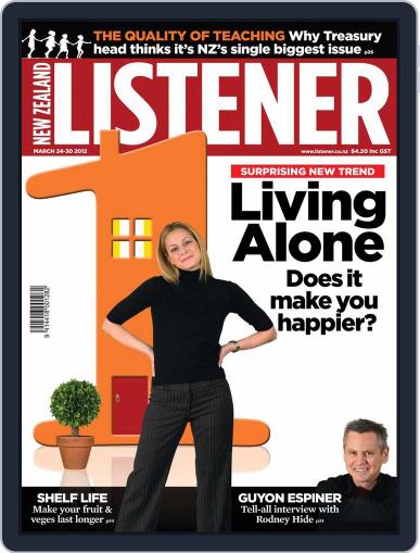 New Zealand Listener March 16th, 2012 Digital Back Issue Cover