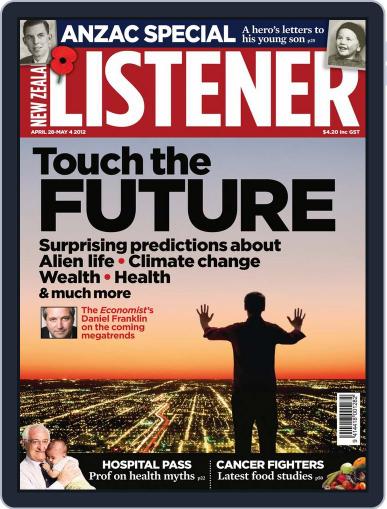 New Zealand Listener April 20th, 2012 Digital Back Issue Cover