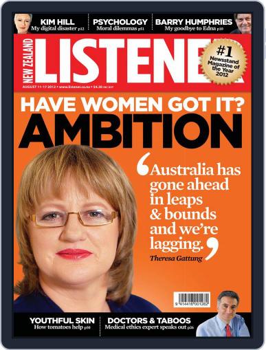 New Zealand Listener August 3rd, 2012 Digital Back Issue Cover