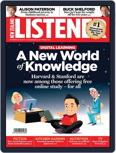 New Zealand Listener October 12th, 2012 Digital Back Issue Cover