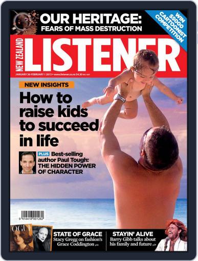 New Zealand Listener January 18th, 2013 Digital Back Issue Cover