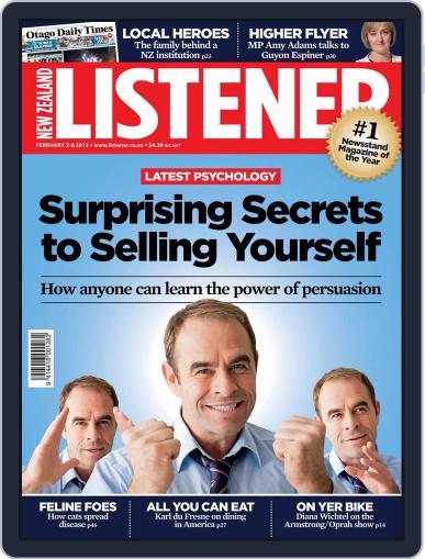 New Zealand Listener January 25th, 2013 Digital Back Issue Cover