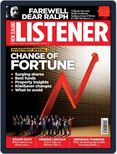 New Zealand Listener March 1st, 2013 Digital Back Issue Cover