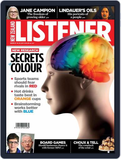 New Zealand Listener March 8th, 2013 Digital Back Issue Cover