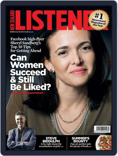 New Zealand Listener March 15th, 2013 Digital Back Issue Cover