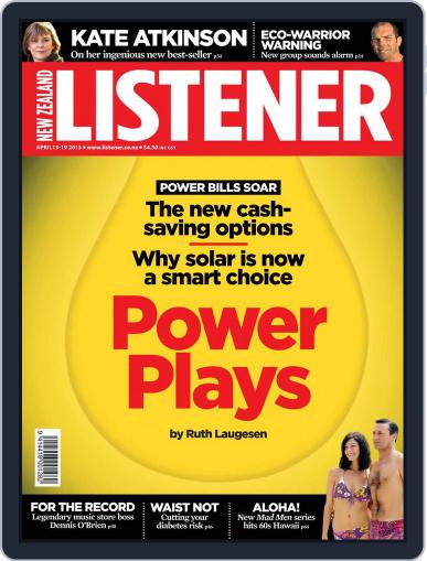 New Zealand Listener April 5th, 2013 Digital Back Issue Cover