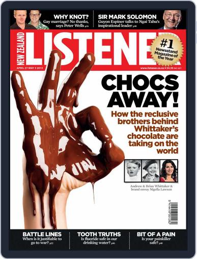 New Zealand Listener April 19th, 2013 Digital Back Issue Cover