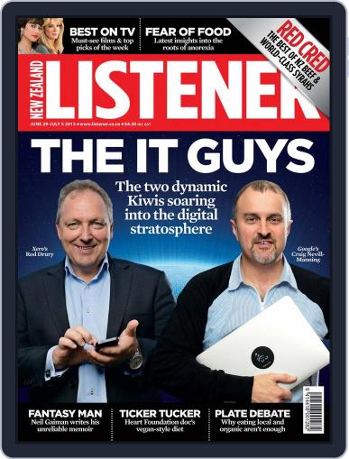 New Zealand Listener June 21st, 2013 Digital Back Issue Cover