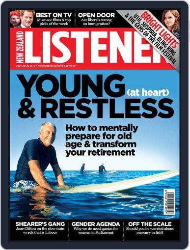 New Zealand Listener July 12th, 2013 Digital Back Issue Cover