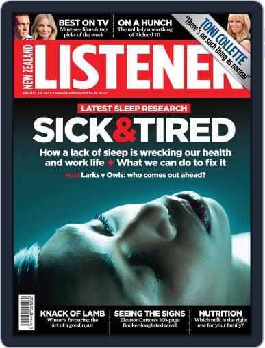 New Zealand Listener July 26th, 2013 Digital Back Issue Cover