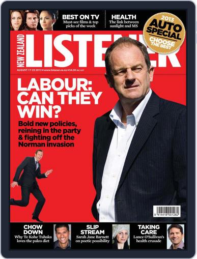 New Zealand Listener August 9th, 2013 Digital Back Issue Cover