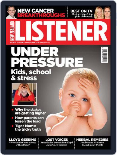 New Zealand Listener August 16th, 2013 Digital Back Issue Cover