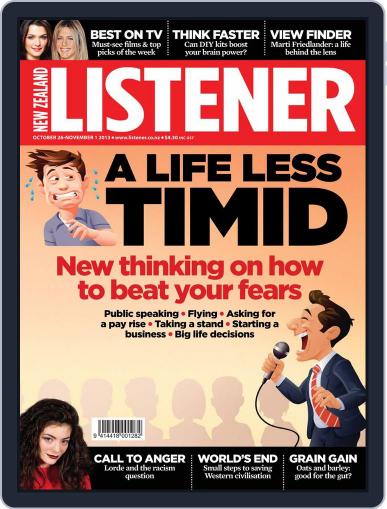 New Zealand Listener October 18th, 2013 Digital Back Issue Cover
