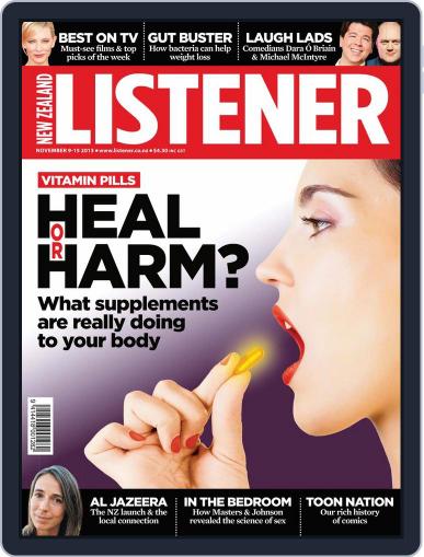 New Zealand Listener November 3rd, 2013 Digital Back Issue Cover