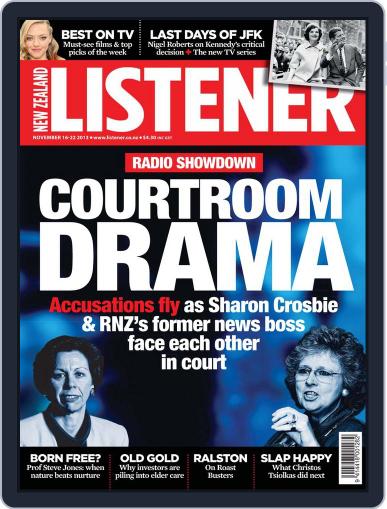 New Zealand Listener November 8th, 2013 Digital Back Issue Cover