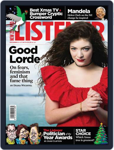 New Zealand Listener December 13th, 2013 Digital Back Issue Cover