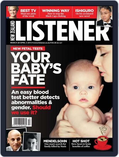 New Zealand Listener March 18th, 2015 Digital Back Issue Cover
