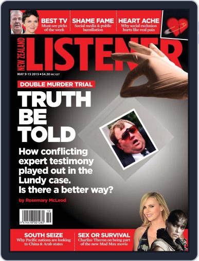 New Zealand Listener April 29th, 2015 Digital Back Issue Cover
