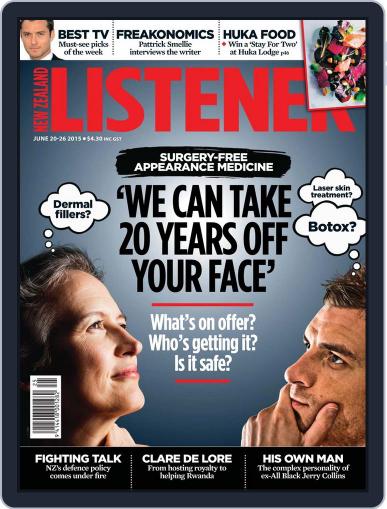 New Zealand Listener June 10th, 2015 Digital Back Issue Cover