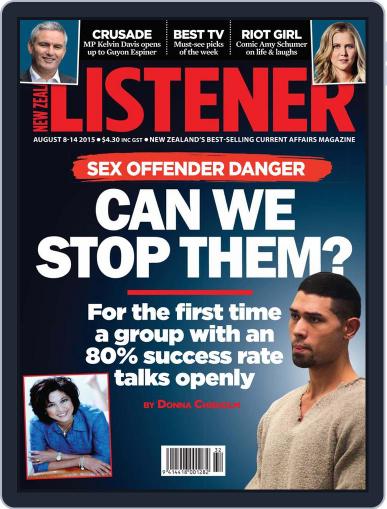 New Zealand Listener July 29th, 2015 Digital Back Issue Cover